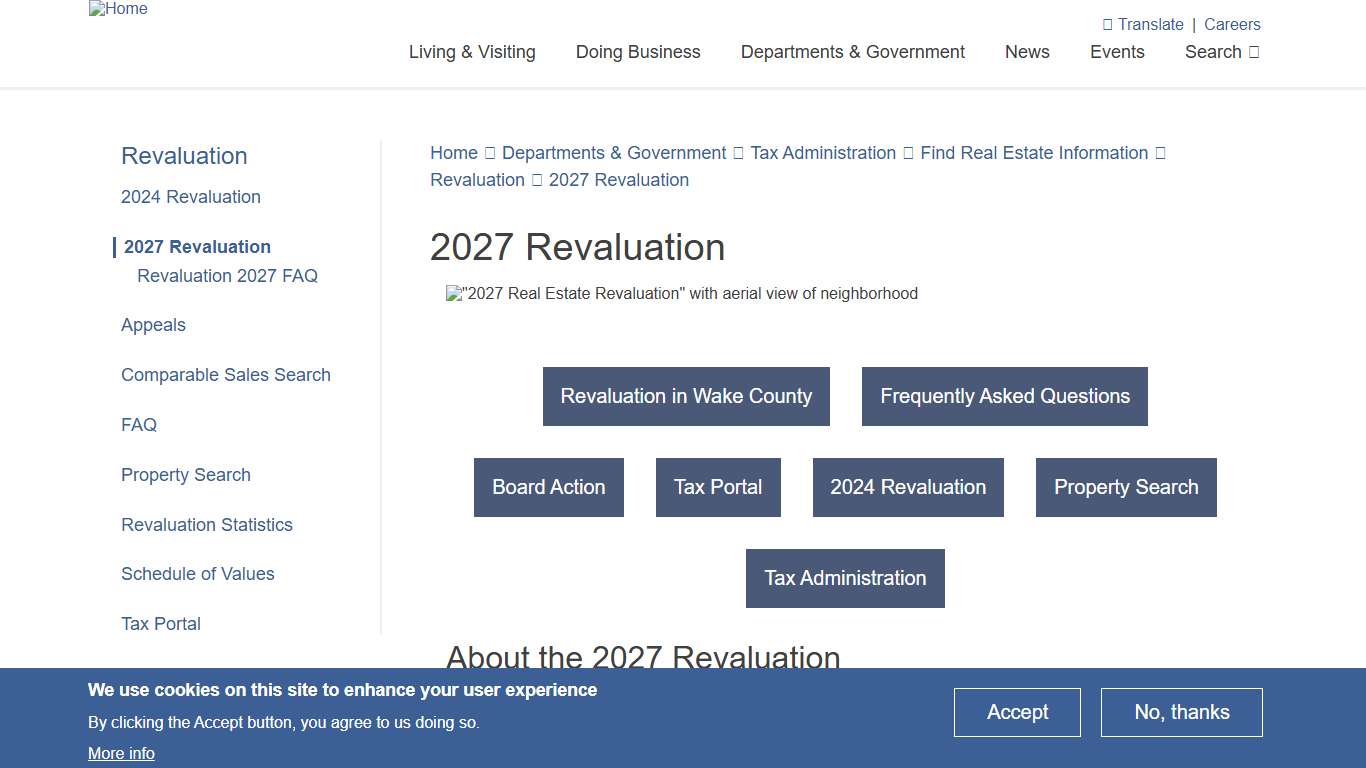 2027 Revaluation Wake County Government